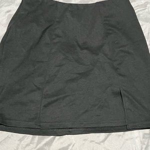 Mini black skirt